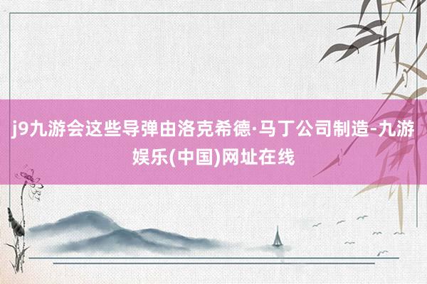 j9九游会这些导弹由洛克希德·马丁公司制造-九游娱乐(中国)网址在线